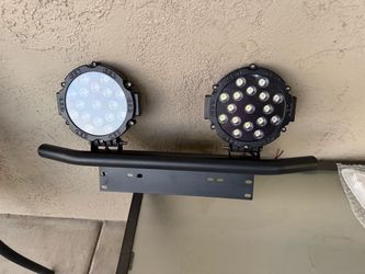 Round led light la for truck