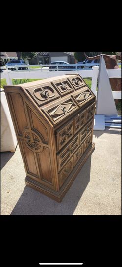 Vintage Drexel drop down desk