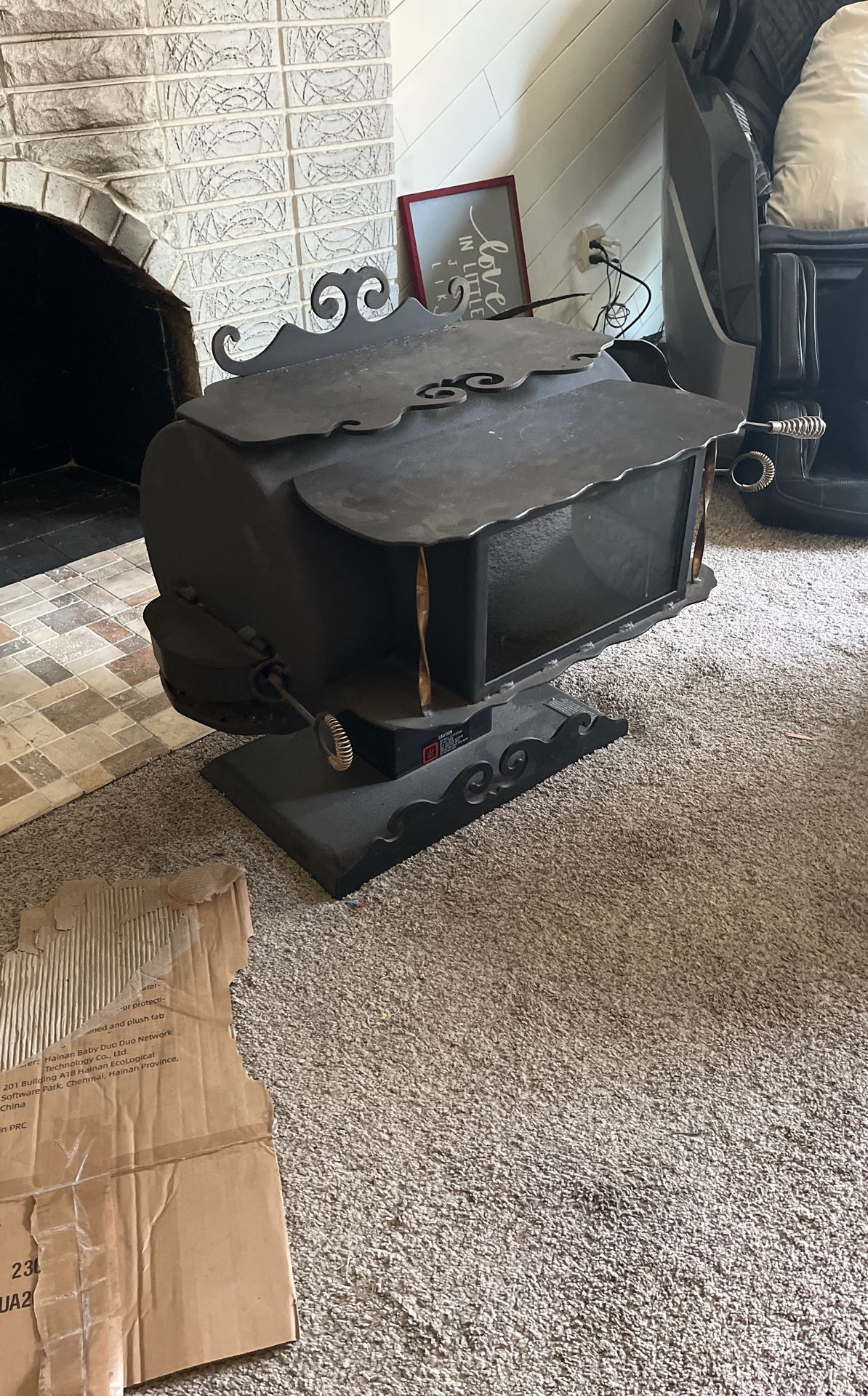 Free Standing Fireplace