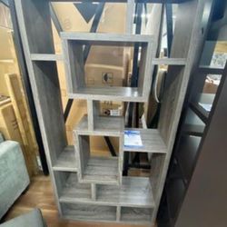 New Gray Bookcase / Shelf / Cabinet 