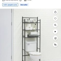 3 Tier Over The Toilet Storage NEW IN BOX 