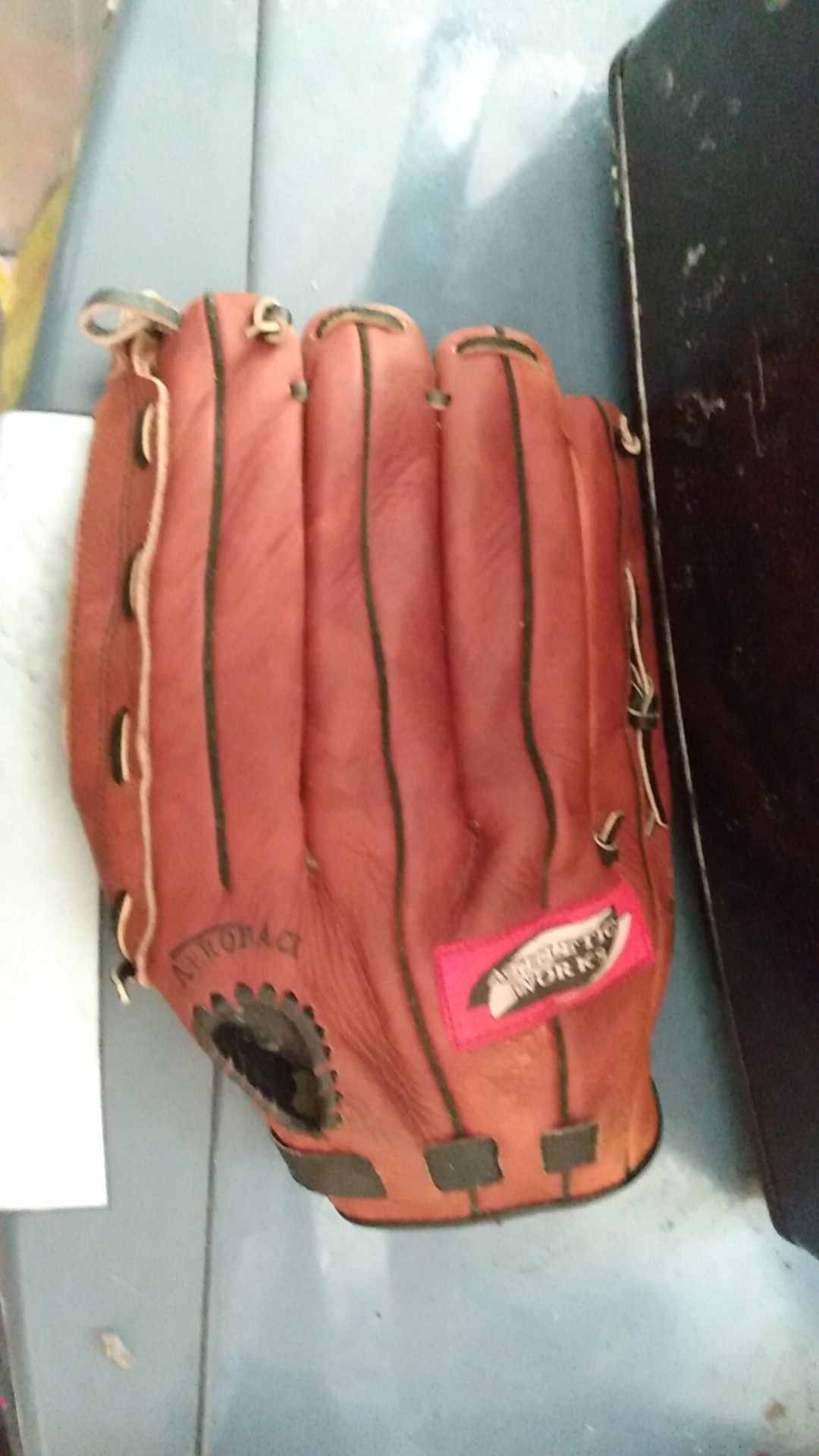 Right handed baseball glove