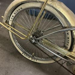 20" Lowrider Bicycle Complete Bike Gold/Chrome