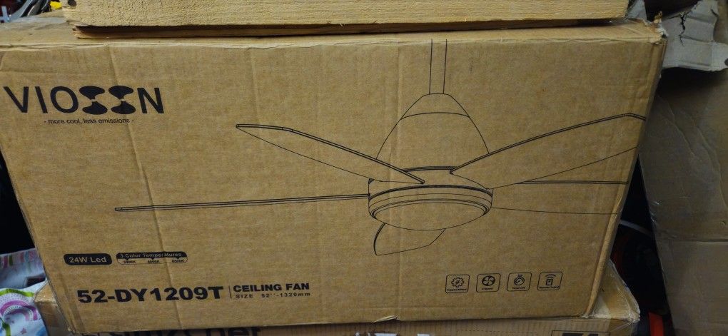 New LED Ceiling Fan With Remote