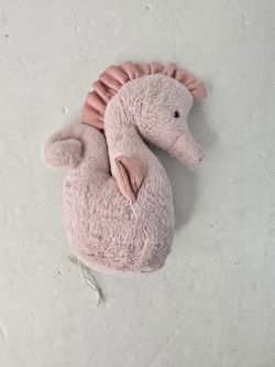 Jellycat London 7" Sienna Seahorse Pink Plush Stuffed Animal Retired