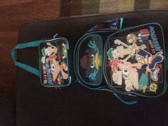 Backpack and lunch bag