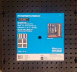 Pegboards (holds 50 Lbs Ea X 4)