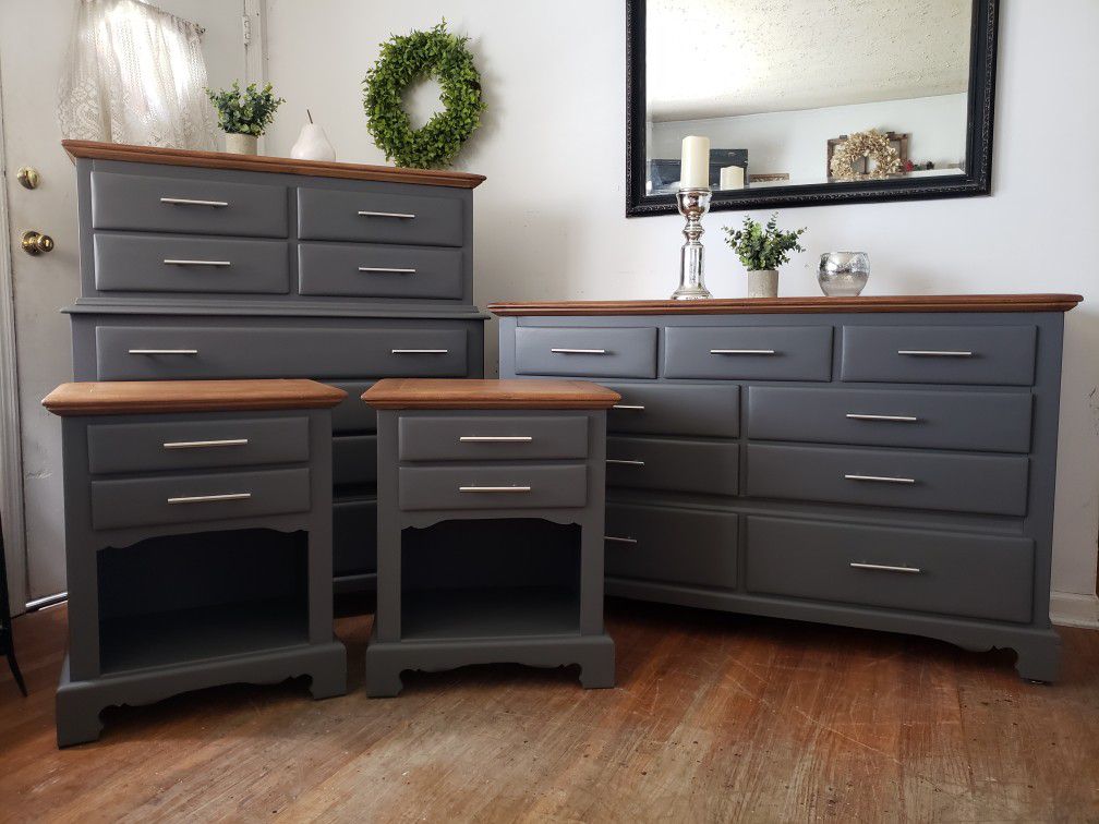 Gray Dresser Set 