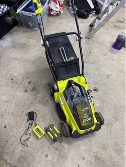 Ryobi 40V 16-Inch Cordless Battery Lawn Mower