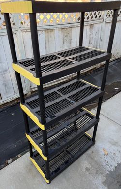 Plastic 5 Tier Shelf Unit