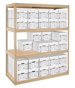 Uline Heavy Duty Shelving Storage Unit  4-Shelf 301/2 D x 87 H x74 W