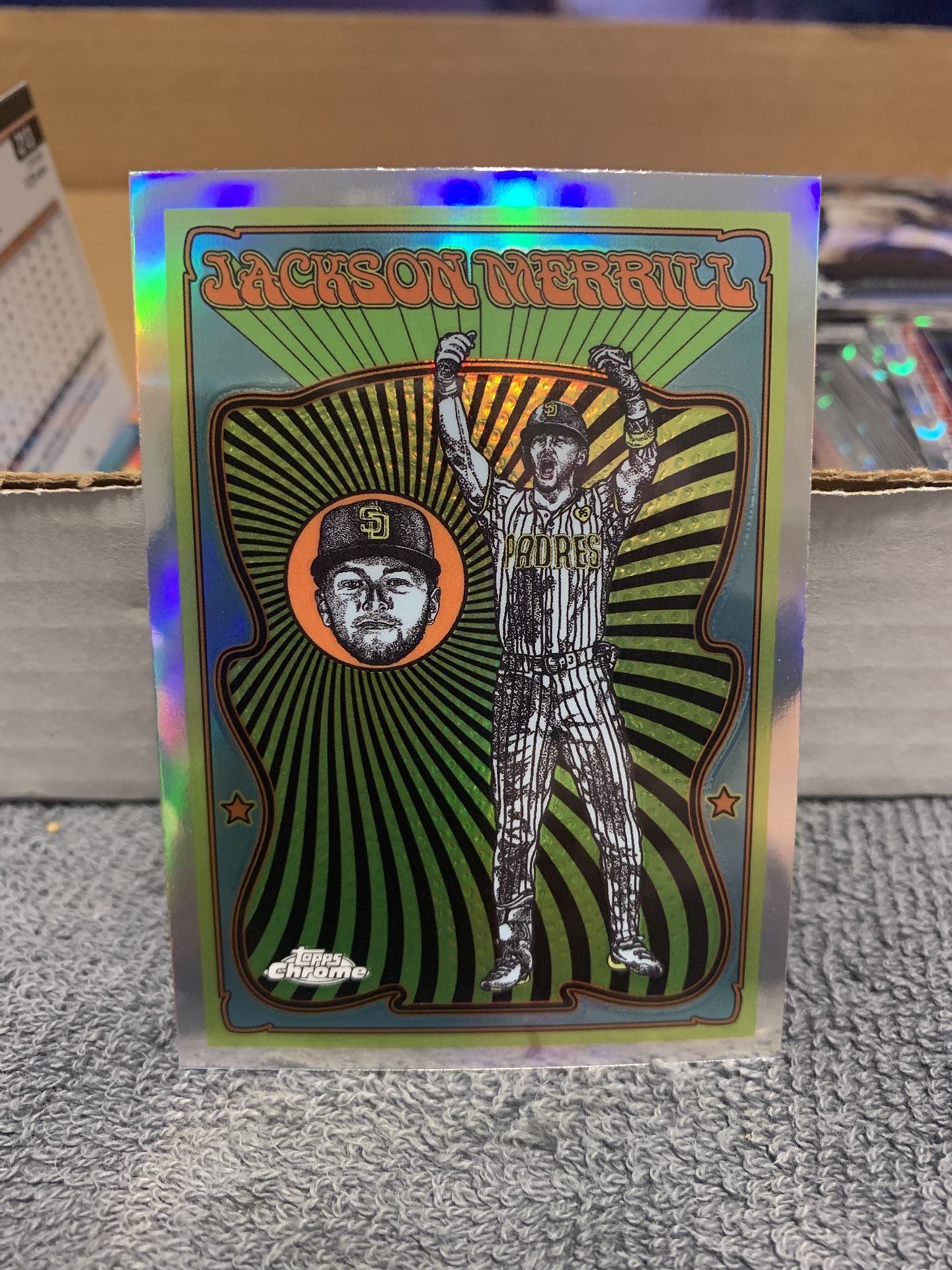 Jackson Merrill 2025 Topps Chrome Ultra Violet Brand New Ssp