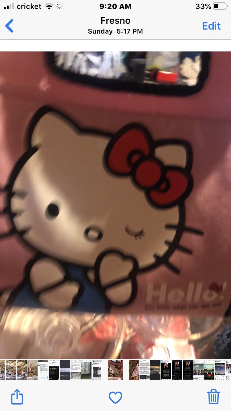 Hello kitty lunch box    (for Hot Or Cold )