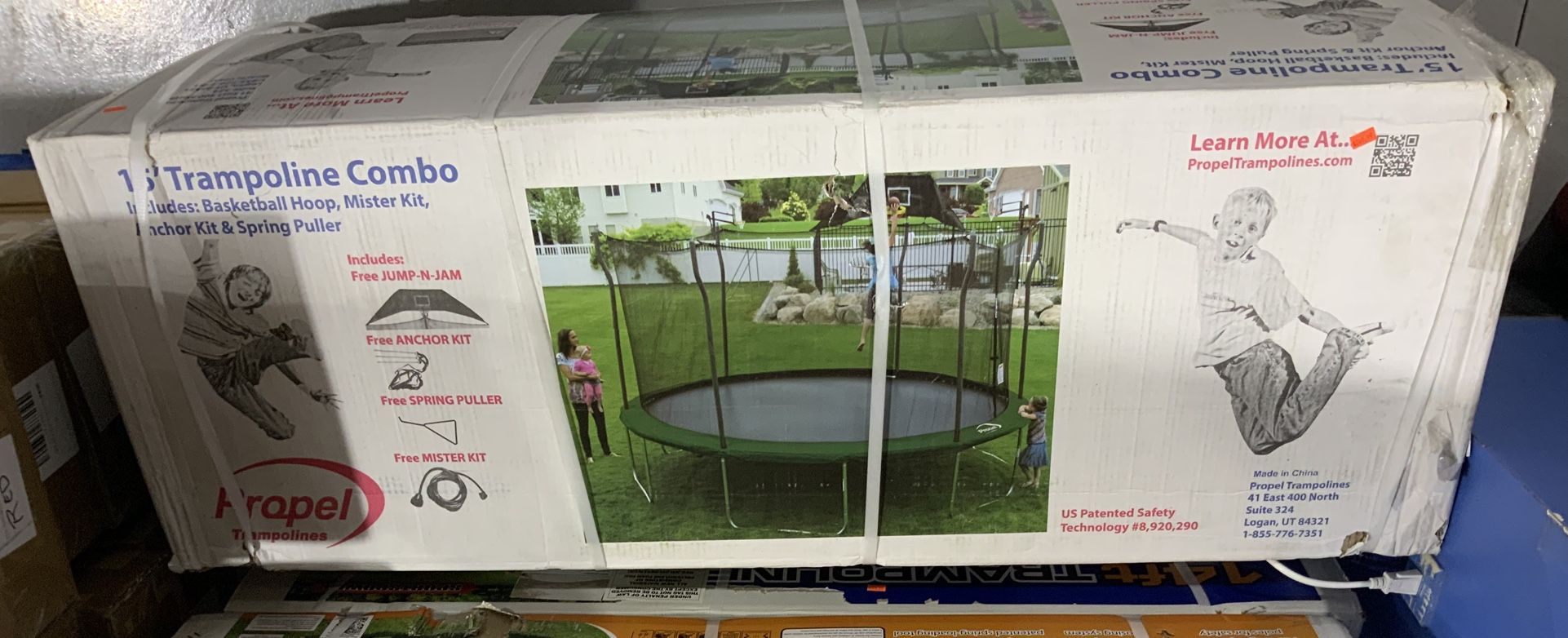 Propel 15” Trampoline Combo