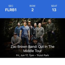 Zac Brown Band at Truist Park