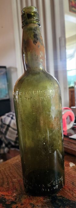 Very Old Whiskey Bottle