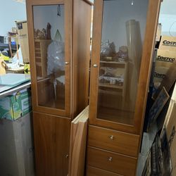 Entertainment Center With Side Cabinets