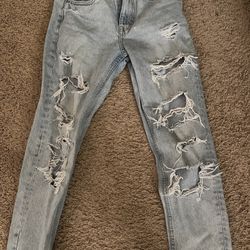 4 Pairs Of Jeans- Forever 21, Hollister, Levi