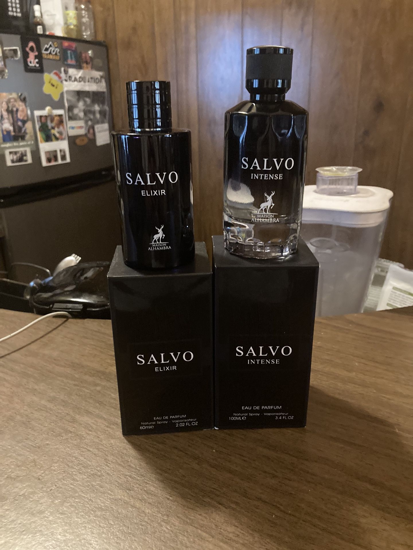 Lattafa Maison Alhambra Salvo Elixir & Salvo Intense Men's Fragrances