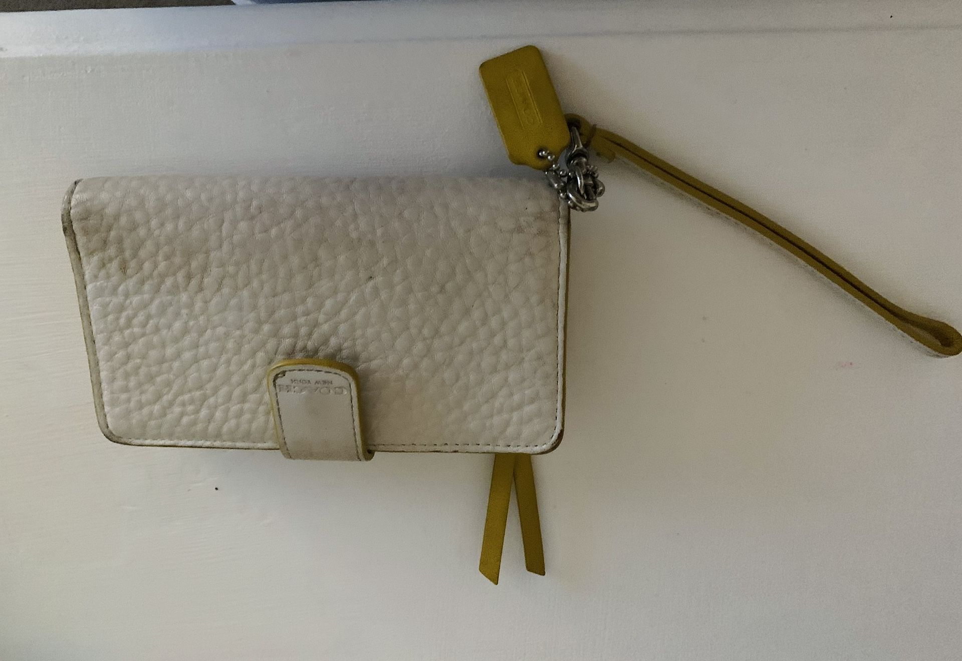 White Coach wallet for women