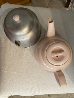 Mid Century Tea Pot with Warmer: Kitchen King from Japan