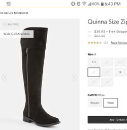 Brand New Flat over the knee boots