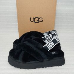 UGG sandals slippers. Size 10 women's shoes. Black. Brand new in box 