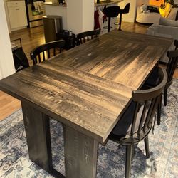 Dining Table And Set Of 4 Chairs