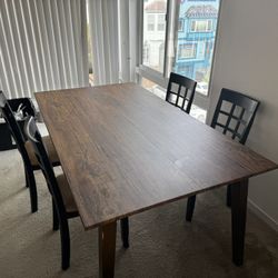 Dining Table And 4 Chairs Set