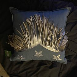New Vegas cowgirl throw pillow