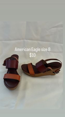 Brown Wedge Heel