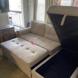 Section Sofa Bed With Storage 