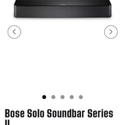 Bose Solo Soundbar Series 2