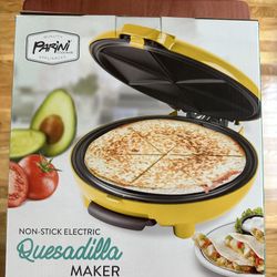 Parini Quesadilla Maker Non-Stick Electric