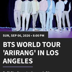 bts 9/6 sofi stadium floor tickets