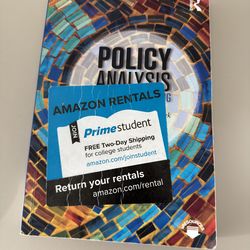 Policy Analysis as Problem Solving