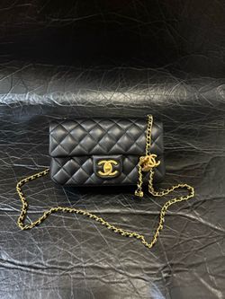 Chanel Classic Flap Bag Black Caviar Leather - Brand New