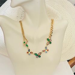 Choker Necklace Waterproof Stainless Steel / 