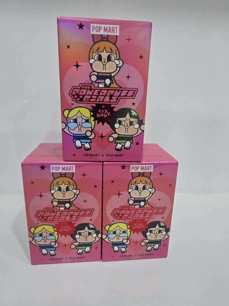 Crybaby X PowerPuff Girls Series Figuring.