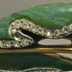 Rare Vintage Coro Lily Of The Valley Brooch\Pin