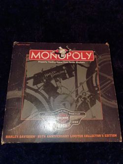 Harley-Davidson 95th Anniversary limited collector's edition Monopoly Board