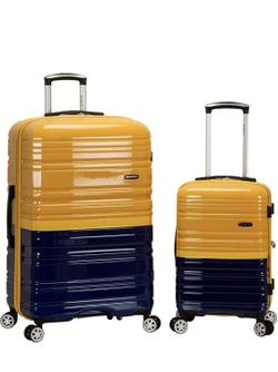Melbourne Hardside Expandable Spinner Wheel Luggage, Two Tone Navy, 2-Piece Set (20/28)