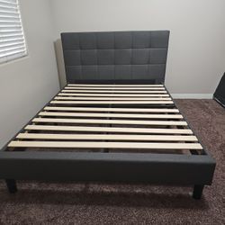 Queen Gray Bedframe