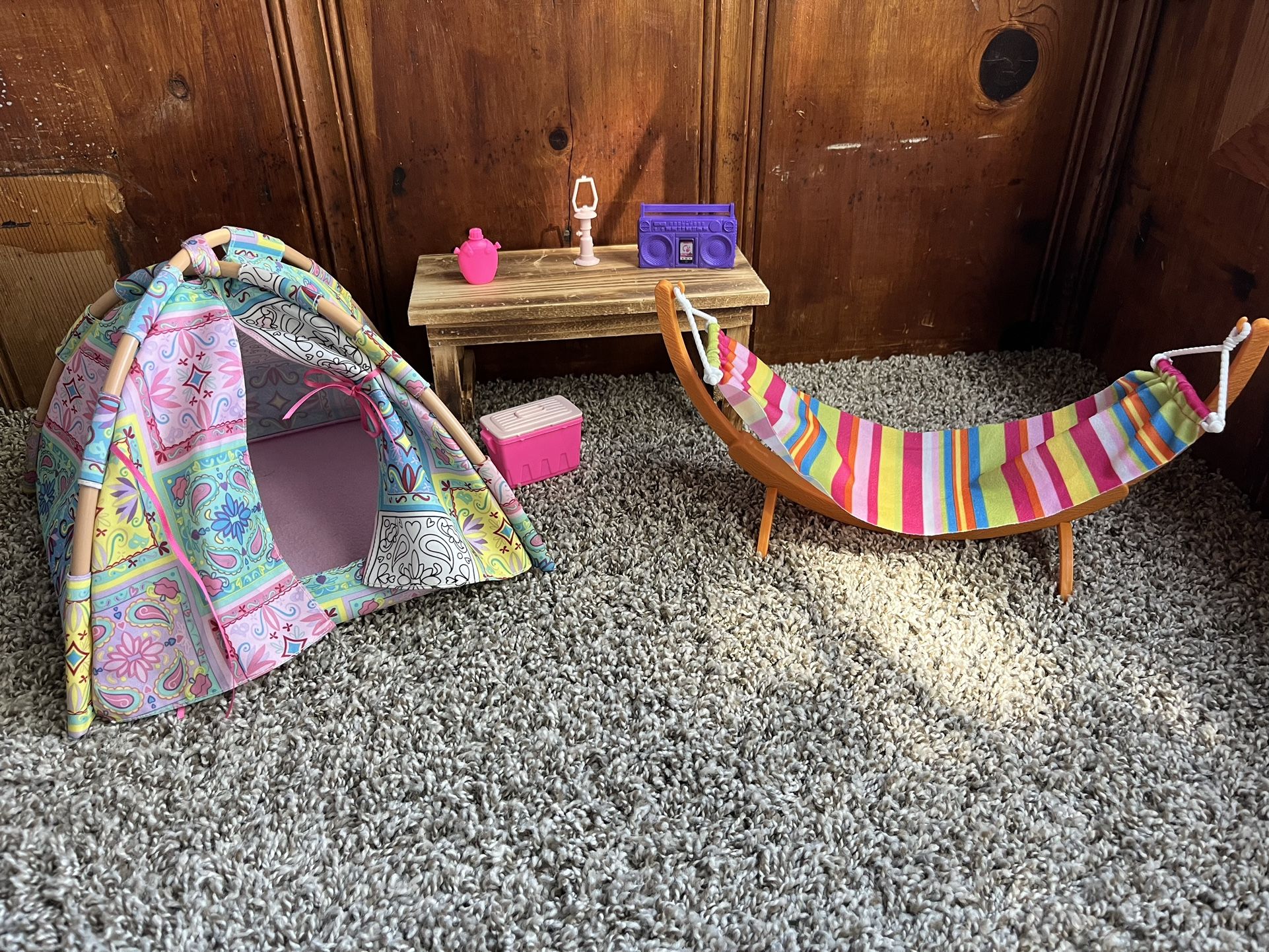 Barbie goes Camping