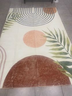 Soft 6x9 washable area rug