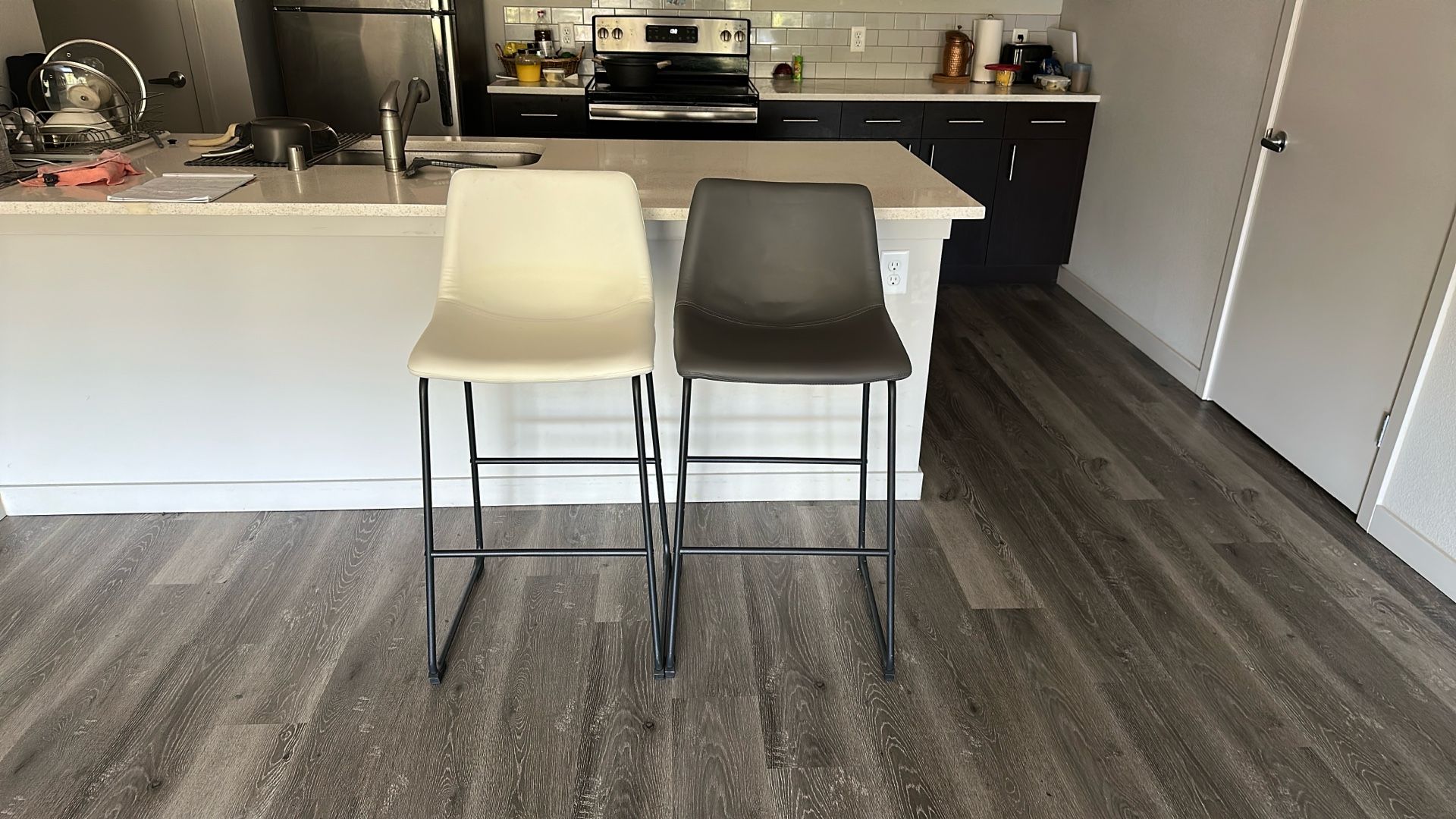 Salt & Pepper Bar Stools (set of 2)
