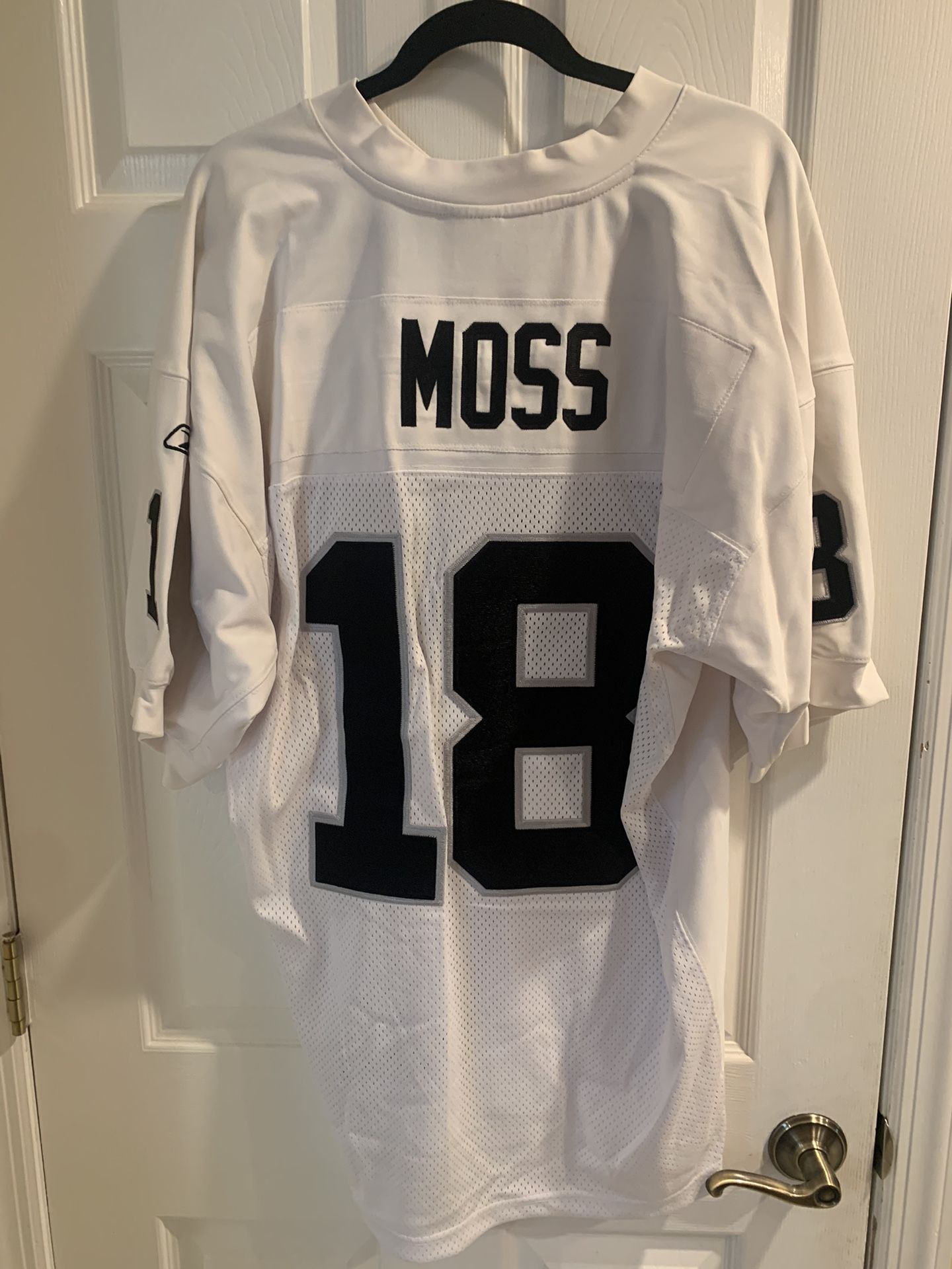 Randy Moss Patriots And Raiders jerseys