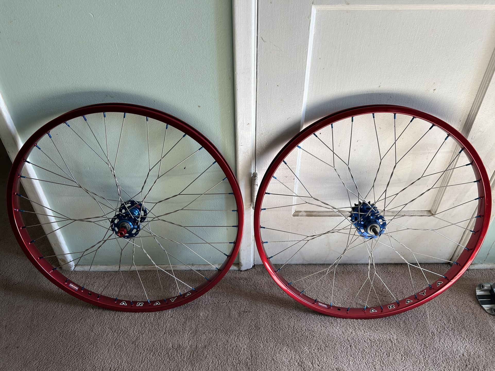 26 Inch Araya BMX Rims W/ Suzue Hubs