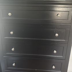 Black dresser