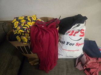 FREE! Two bags of men clothing.